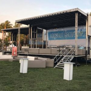 Large stage and truss rental